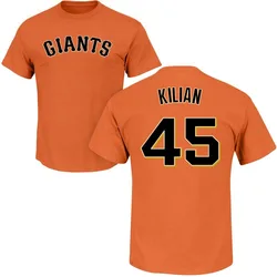 Caleb Kilian San Francisco Giants Youth Orange Roster Name & Number T-Shirt -
