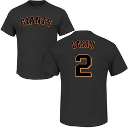 Curt Casali San Francisco Giants Men's Black Roster Name & Number T-Shirt -