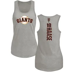 Eric Haase San Francisco Giants Women's Backer Tri-Blend Tank Top - Ash
