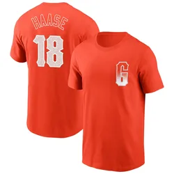 Eric Haase San Francisco Giants Youth Orange City Connect Name & Number T-Shirt