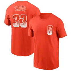 Jim Barr San Francisco Giants Men's Orange City Connect Name & Number T-Shirt