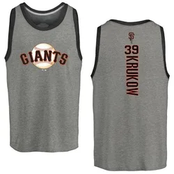 Mike Krukow San Francisco Giants Men's Gray Backer Tri-Blend Tank - Heathered