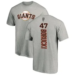 Ryan Borucki San Francisco Giants Youth Backer T-Shirt - Ash