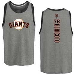 Victor Bericoto San Francisco Giants Men's Gray Backer Tri-Blend Tank - Heathered
