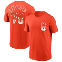 Victor Bericoto San Francisco Giants Men's Orange City Connect Name & Number T-Shirt