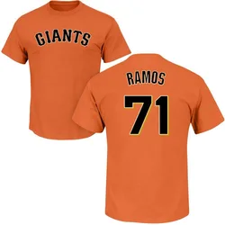 Wilkin Ramos San Francisco Giants Men's Orange Roster Name & Number T-Shirt -