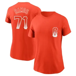 Wilkin Ramos San Francisco Giants Women's Orange City Connect Name & Number T-Shirt